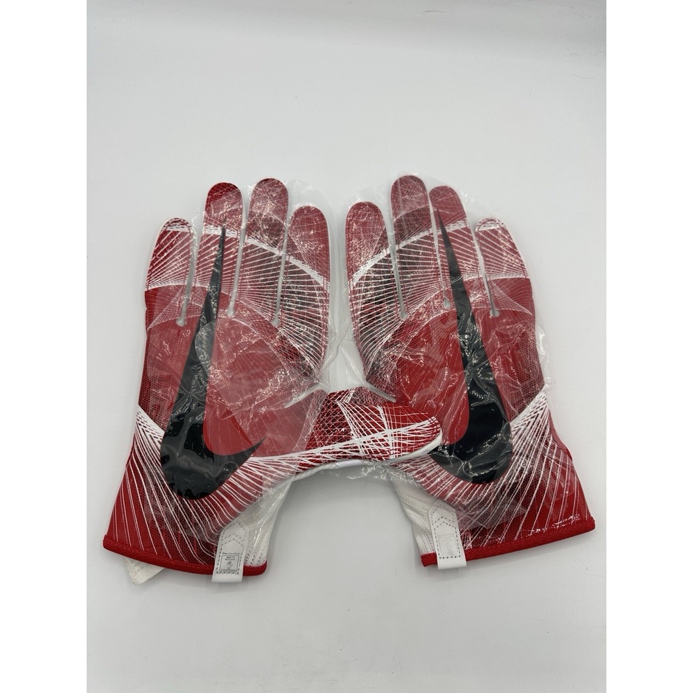 Nike Vapor Knit 2.0 Football Gloves 4XL Red White CFM Sample Rare GF0569-103